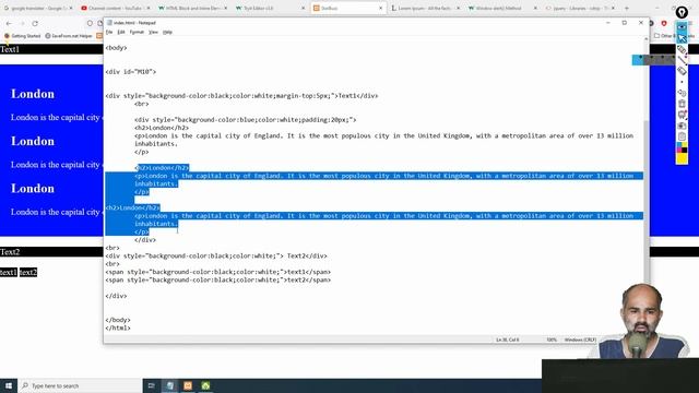 HTML Complete Course | HTML | Block & Inline Element | Class - 19 | اردو / हिंदी`