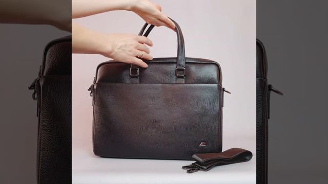 Мужская деловая сумка из натуральной кожи арт.421997-4 смотреть онлайн