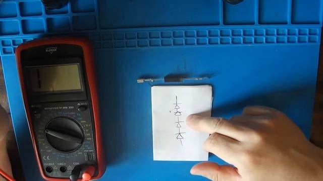 Как легко и безопасно  проверить высоковольтный диод,который нельзя проверить мультиметром!