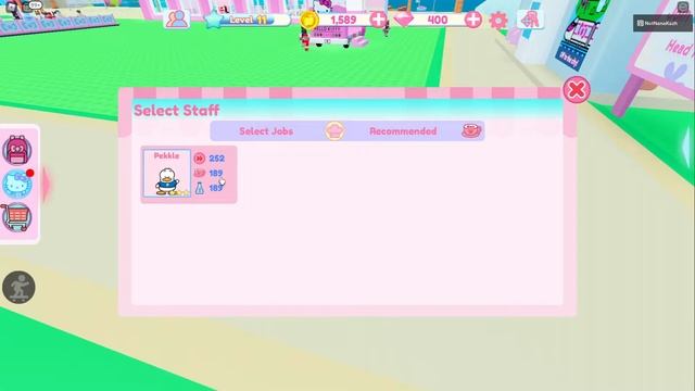 *HOW TO GET MORE CHEFS AND WAITERS* || Roblox My Hello Kitty Cafe смотреть онлайн