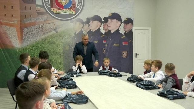 В ряды «Лидских львов» сегодня вступили 34 учащихся из семи школ района