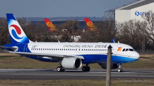 New Airbus A320 Neo Chongqing Airlines [4K] (B-305Q) Pepsi! смотреть онлайн