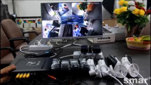 Smar 4CH 1080N AHD DVR комплект видеонаблюдения. XMeye