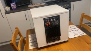 Wharfedale Diamond SW150 Subwoofer White 150 Watt 10” Driver User Review (Link in Description)