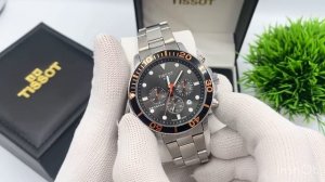 Часы Tissot Seaster Оранжевые