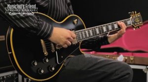 Gibson Custom 2015 True Historic 1968 Les Paul Custom Reissue VOS Electric Guitar, Ebony