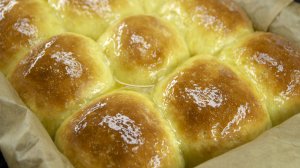 Булочки КАК ПУХ . Легкие, пышные, необычайно мягкие. Эти булочки приведут тебя в восторг!