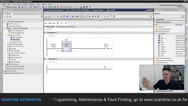 How to Create a Pulse Stream using Siemens TIA Portal WITHOUT Clock Memory!