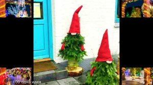 50 изумительных идей как украсить сад к Новому году.