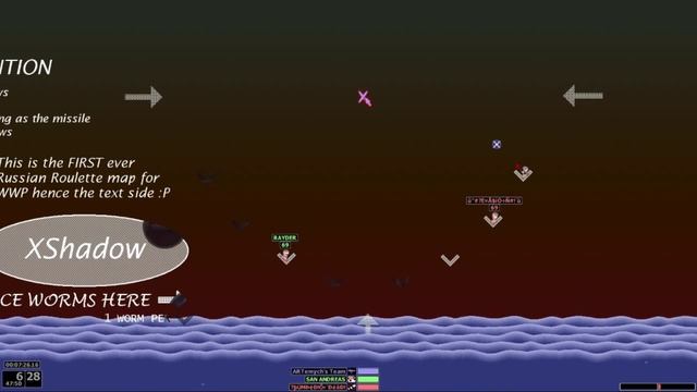 Worms Battle № 4 - Scheme Russian Rulette смотреть онлайн