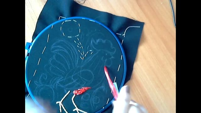 Петя-петушок. Часть 2. Вышиваем распущенной лентой петушка смотреть онлайн