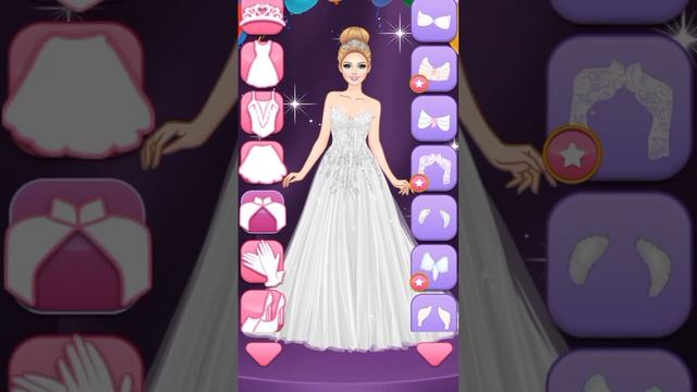 Fashion dress up Games -  Wedding Dress Planner Teens Games to Play Makeup Dressup Games#shorts