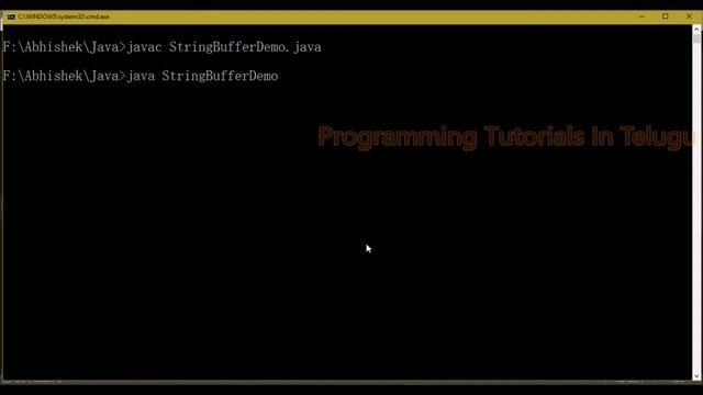 String Buffer & String Builder in java in Telugu смотреть онлайн