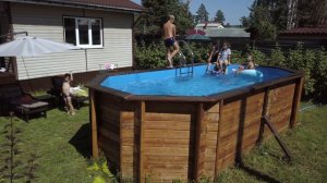 Деревянный бассейн Кристалл 5 х 2,5 м "Баргузин"