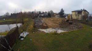 Осушение пруда и замена грунта под фундамент дома