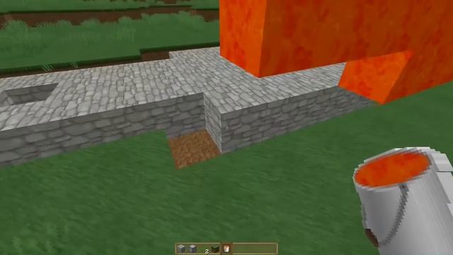 КАК ПОСТРОИТЬ ДОМ ИЗ ЛАВЫ в майнкрафт смотреть онлайн