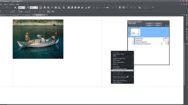 Web Design Tutorials for Xara Web Designer 9 Premium: Full-Width Photo Background Lesson 117