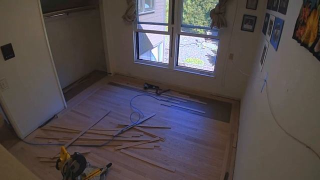 Hardwood Floor Installation - Red Oak 5/16 смотреть онлайн