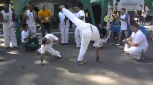 apressentação de capoeira no jardim botánico chico mendes em santos  2/3