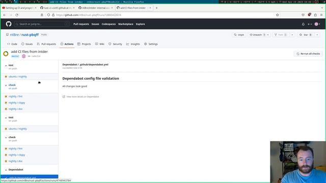 Adding GitHub CI to a Rust Crate