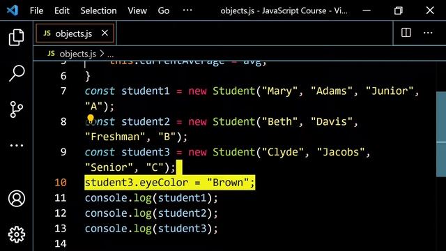 JavaScript for Beginners #46 Object Constructor Functions