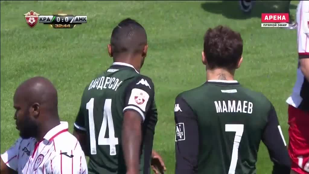Краснодар - Амкар, Мамаев, Гол, 1-0