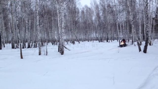 Снегоход+трамплин=БУМ смотреть онлайн