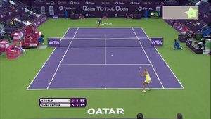 Maria Sharapova vs Samantha Stosur Highlights - Doha 2013 Quarter Final