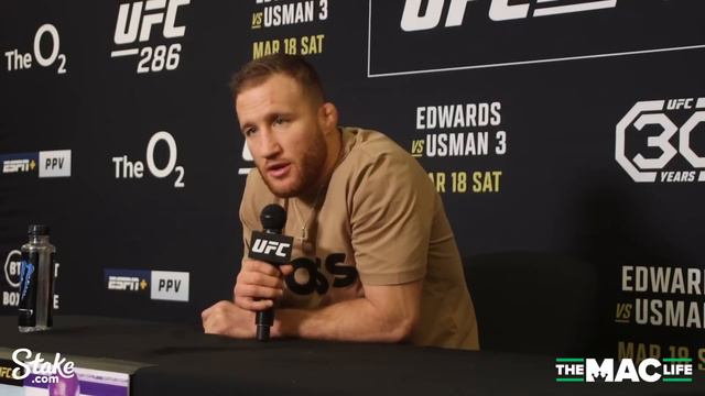 Снова хочу его вырубить! Конференция UFC 286 Усман - Эдвардс 3 перед боем смотреть онлайн