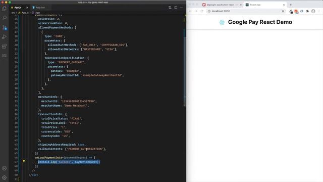 How to implement Google Pay in React app смотреть онлайн