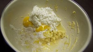 Пирог с творожной начинкой