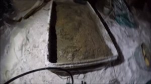 Строительство столбчатого фундамента сарая зимой