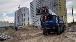 Ход строительства ЖК «Крылов», август 2023г.