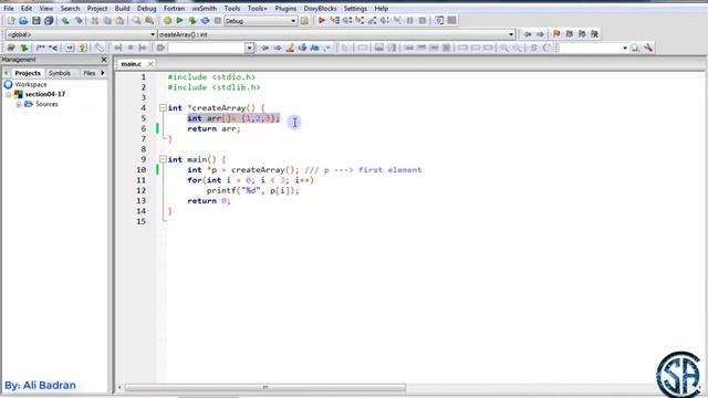 C Programming Example: Pointer returning an array ||  Must Watch -  English