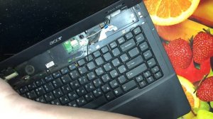 ACER EXTENSA 5630EZ. Разбор, чистка. Замена шлейфа матрицы.