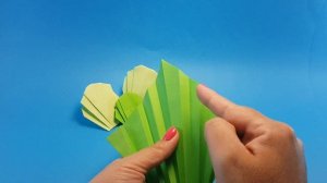 Оригами капуста... или лист салата?