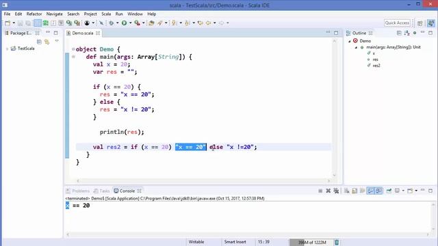 Scala Tutorial 7 - Scala - IF ELSE Statements