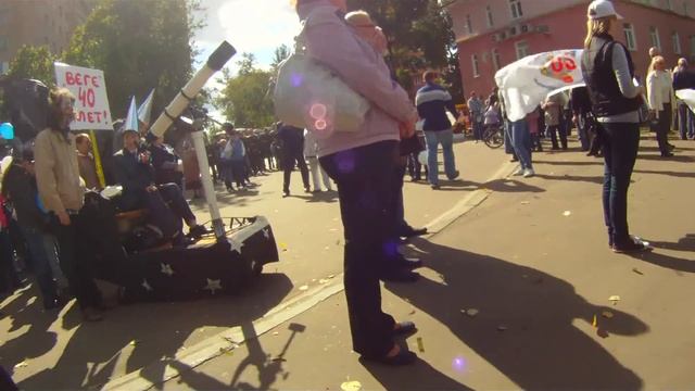 60 лет г. Железнодорожный. Открытие. "Вега" в колонне смотреть онлайн