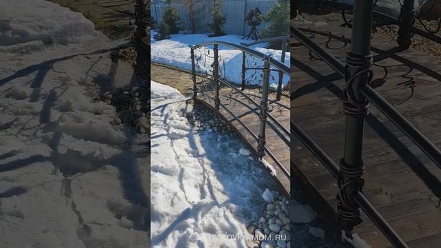 Изготовление и установка кованых мостиков для парка, сада, загородного дома (кузница «Ковка-МДМ») смотреть онлайн