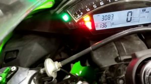 KAWASAKI ZX10R 2017 перевод приборки с МИЛЬ в КМ