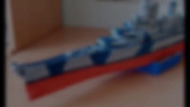 Модель американского линкора Iowa. 1944 год. Масштаб 1:420. смотреть онлайн