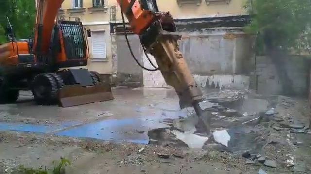 Демонтаж подземной части строения