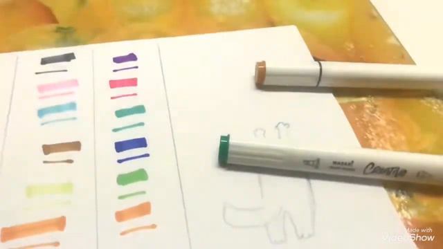 Маркеры Mazari и touch🌸🤍🌸 смотреть онлайн