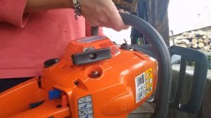 Husqvarna 120 Mark II cold start  the first start-up and commissioning of