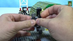 БАЗА - Lego самоделка для апокалипсиса (военный ангар)