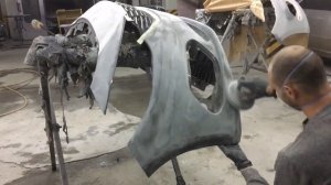 Быстрая подготовка бампера под покраску