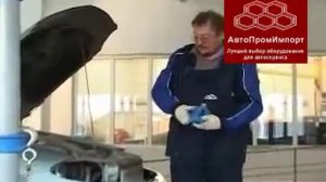 Платформенный стапель для кузовного ремонт- демонстрация работы