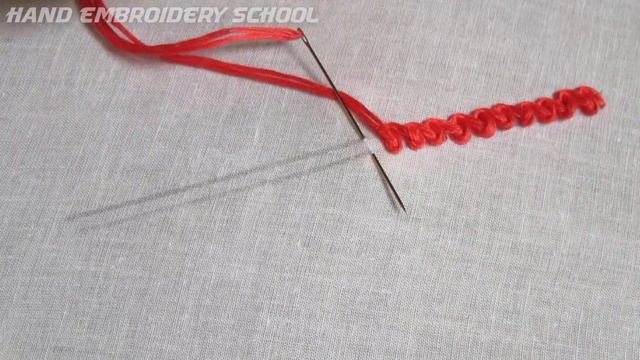Hand Embroidery | Scroll Stitch Tutorial - Hand Embroidery Designs #53