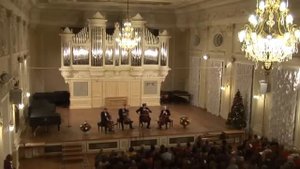 Rastrelli Cello Quartet. Saent-Saens "The Swan" Live from St.Petersburg 12.2012