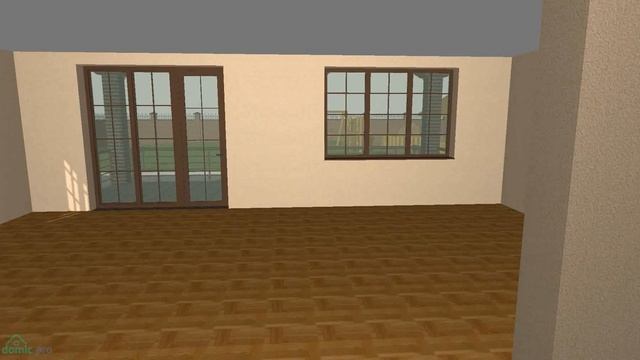 Проект объёмного одноэтажного жилого дома с мансардой и гаражом D-060-ТП смотреть онлайн